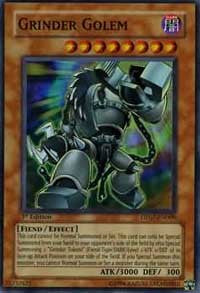 Grinder Golem [DP07-EN009] Super Rare | Shuffle n Cut Hobbies & Games