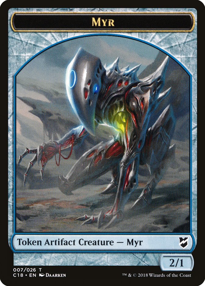 Myr Token (007/026) [Commander 2018 Tokens] | Shuffle n Cut Hobbies & Games