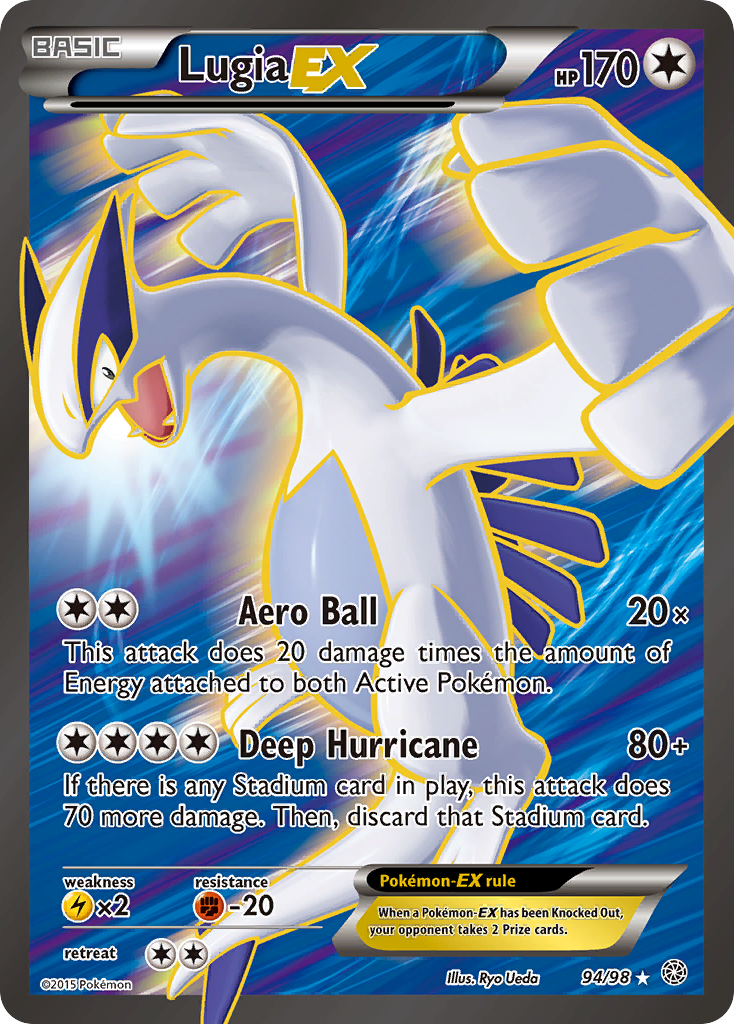 Lugia EX (94/98) [XY: Ancient Origins] | Shuffle n Cut Hobbies & Games