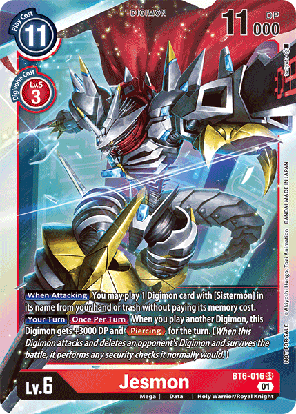 Jesmon [BT6-016] (Event Pack 2) [Promotional Cards] | Shuffle n Cut Hobbies & Games