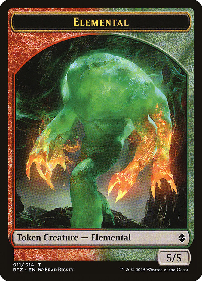 Elemental Token (011/014) [Battle for Zendikar Tokens] | Shuffle n Cut Hobbies & Games