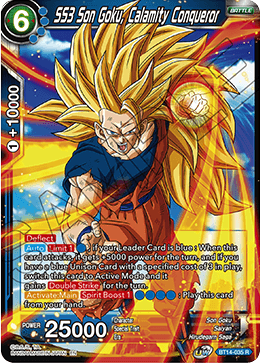 SS3 Son Goku, Calamity Conqueror (BT14-035) [Cross Spirits] | Shuffle n Cut Hobbies & Games