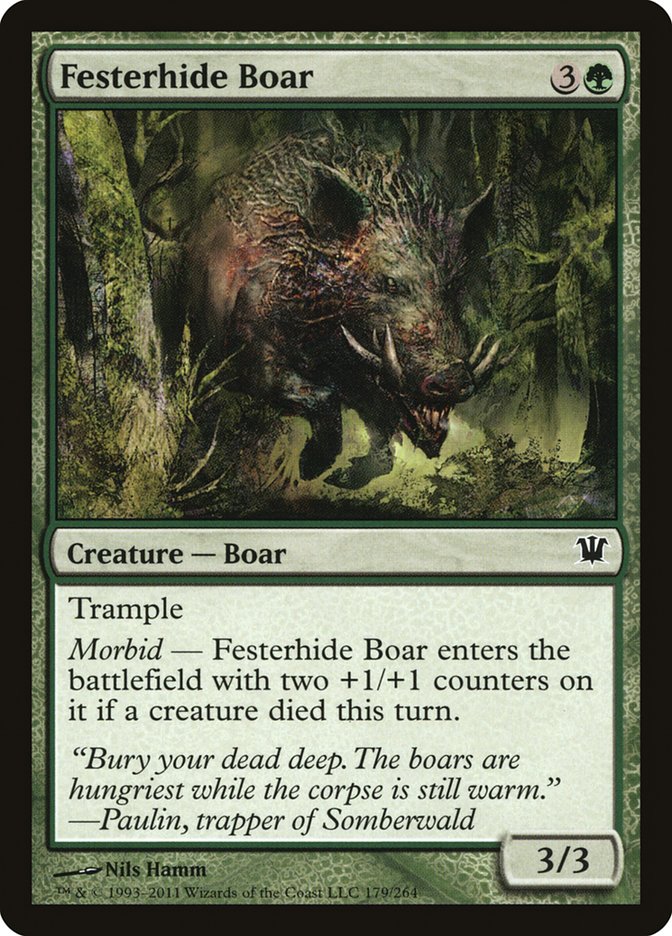 Festerhide Boar [Innistrad] | Shuffle n Cut Hobbies & Games