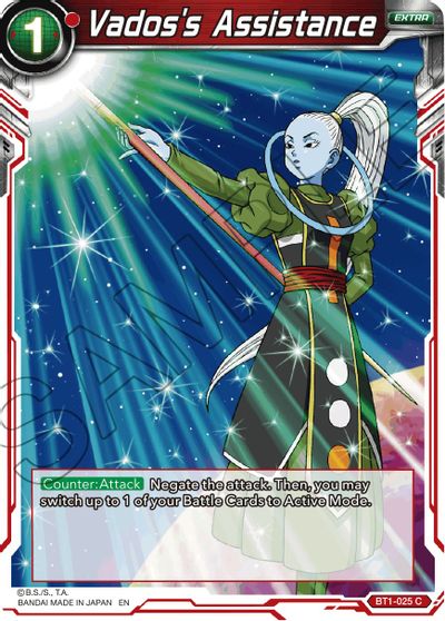 Vados's Assistance (Reprint) (BT1-025) [Battle Evolution Booster] | Shuffle n Cut Hobbies & Games