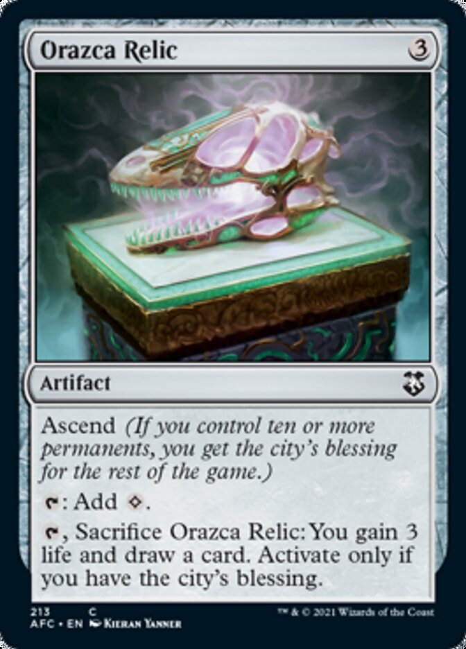 Orazca Relic [Dungeons & Dragons: Adventures in the Forgotten Realms Commander] | Shuffle n Cut Hobbies & Games