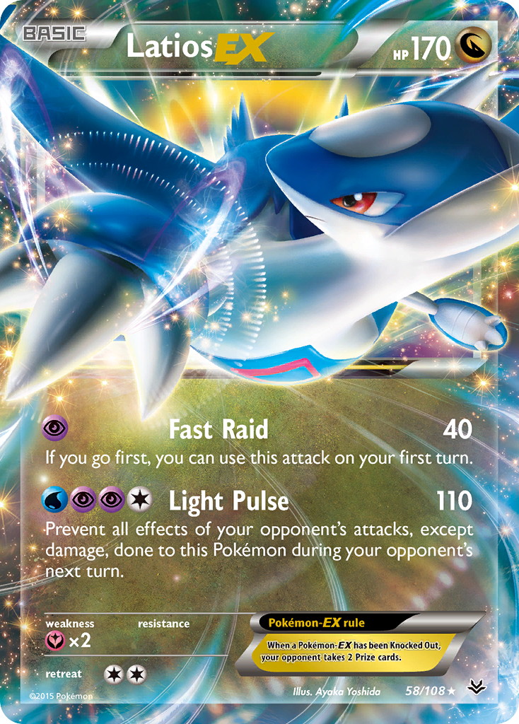 Latios EX (58/108) [XY: Roaring Skies] | Shuffle n Cut Hobbies & Games