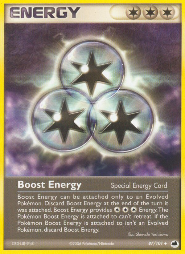 Boost Energy (87/101) [EX: Dragon Frontiers] | Shuffle n Cut Hobbies & Games