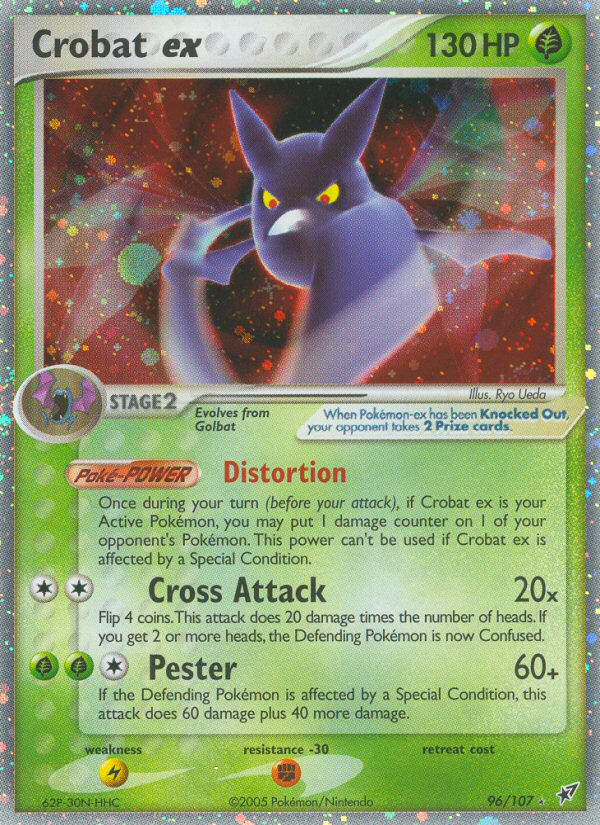 Crobat ex (96/107) [EX: Deoxys] | Shuffle n Cut Hobbies & Games