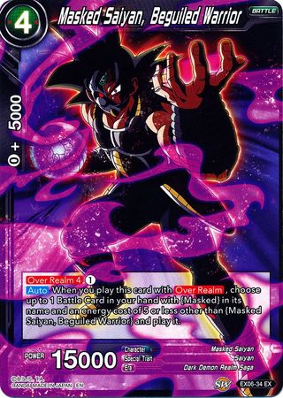 Masked Saiyan, Beguiled Warrior [EX06-34] | Shuffle n Cut Hobbies & Games