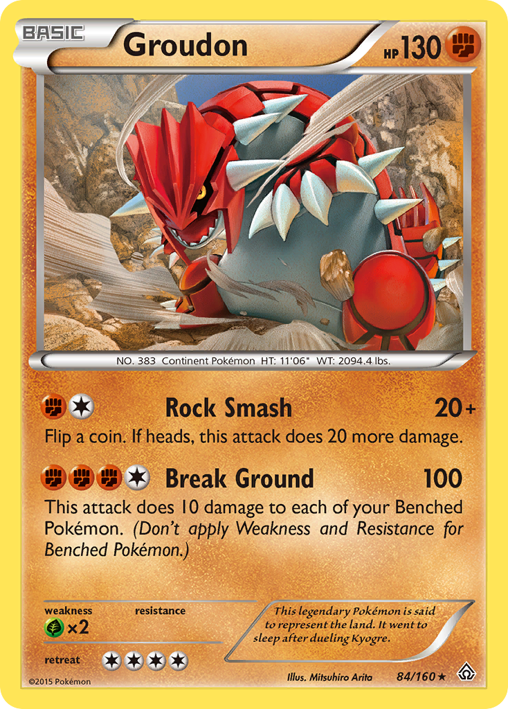 Groudon (84/160) [XY: Primal Clash] | Shuffle n Cut Hobbies & Games