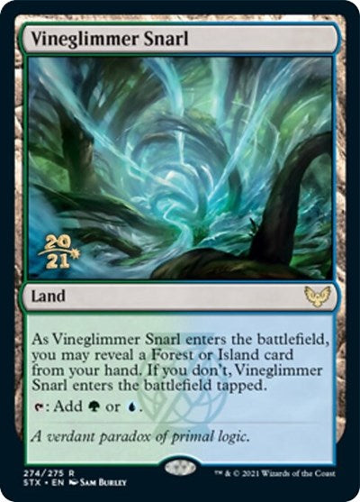 Vineglimmer Snarl [Strixhaven: School of Mages Prerelease Promos] | Shuffle n Cut Hobbies & Games