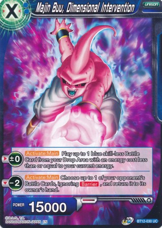 Majin Buu, Dimensional Intervention [BT12-030] | Shuffle n Cut Hobbies & Games