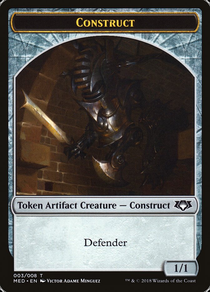 Construct Token (3) [Mythic Edition Tokens] | Shuffle n Cut Hobbies & Games