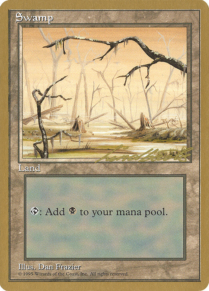 Swamp (ll370) (Leon Lindback) [Pro Tour Collector Set] | Shuffle n Cut Hobbies & Games