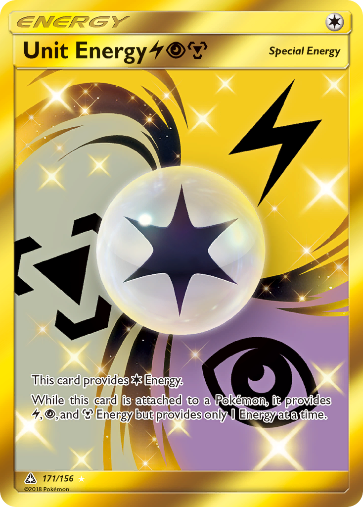 Unit Energy (171/156) (Lightning, Psychic, Metal) [Sun & Moon: Ultra Prism] | Shuffle n Cut Hobbies & Games