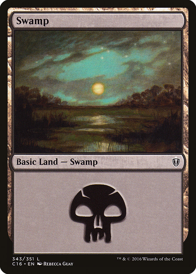 Swamp (343) [Commander 2016] | Shuffle n Cut Hobbies & Games