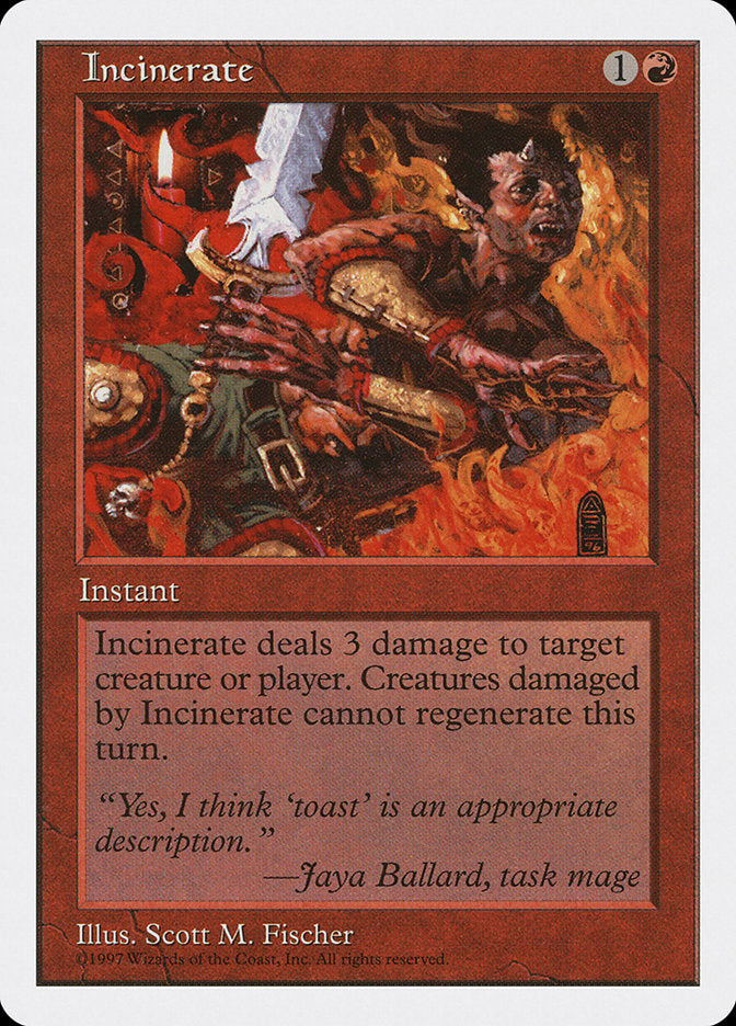 Incinerate [Fifth Edition] | Shuffle n Cut Hobbies & Games