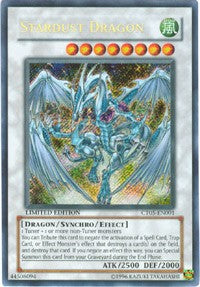 Stardust Dragon [CT05-EN001] Secret Rare | Shuffle n Cut Hobbies & Games