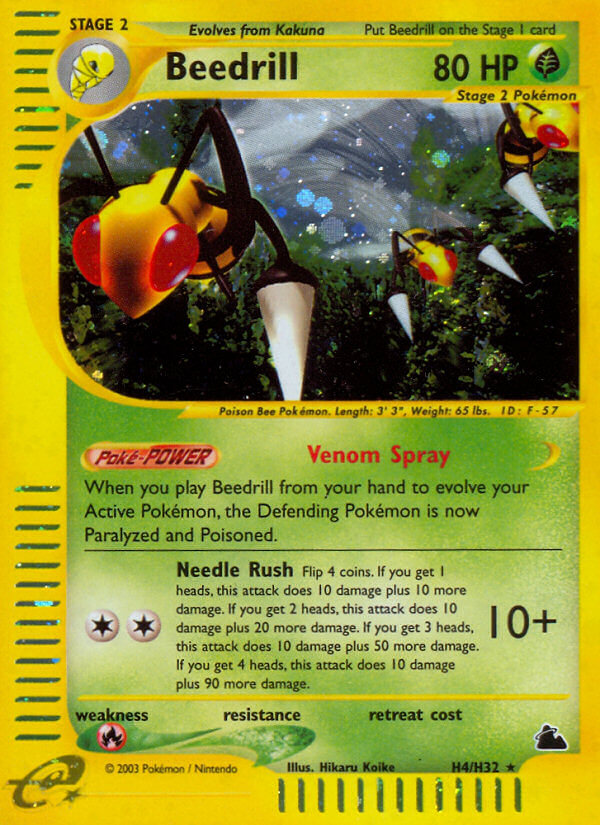 Beedrill (H4/H32) [Skyridge] | Shuffle n Cut Hobbies & Games