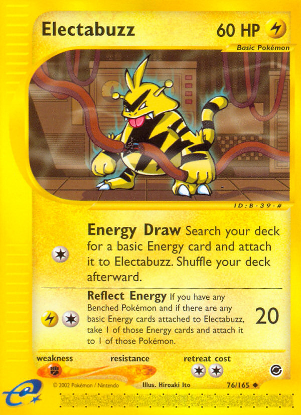 Electabuzz (76/165) [Expedition: Base Set] | Shuffle n Cut Hobbies & Games