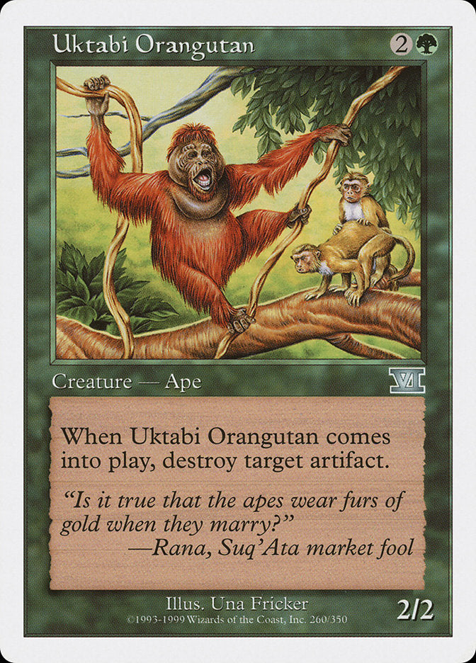 Uktabi Orangutan [Classic Sixth Edition] | Shuffle n Cut Hobbies & Games