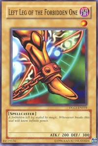 Left Leg of the Forbidden One [DLG1-EN019] Common | Shuffle n Cut Hobbies & Games