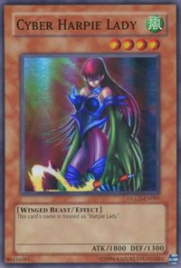 Cyber Harpie Lady [DLG1-EN097] Super Rare | Shuffle n Cut Hobbies & Games