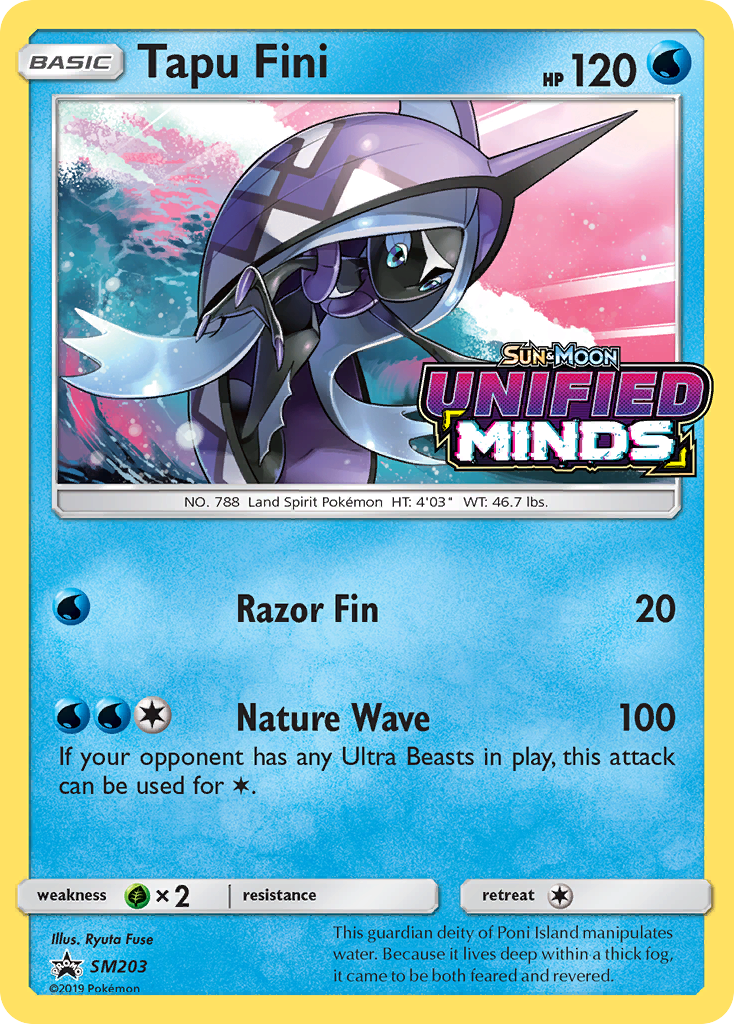 Tapu Fini (SM203) [Sun & Moon: Black Star Promos] | Shuffle n Cut Hobbies & Games