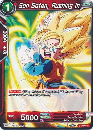 Son Goten, Rushing In [BT8-007] | Shuffle n Cut Hobbies & Games