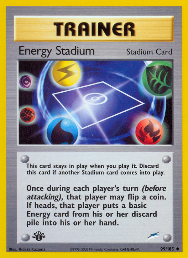Energy Stadium (99/105) [Neo Destiny 1st Edition] | Shuffle n Cut Hobbies & Games