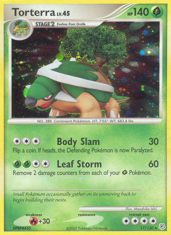 Torterra (17/130) [Diamond & Pearl: Base Set] | Shuffle n Cut Hobbies & Games