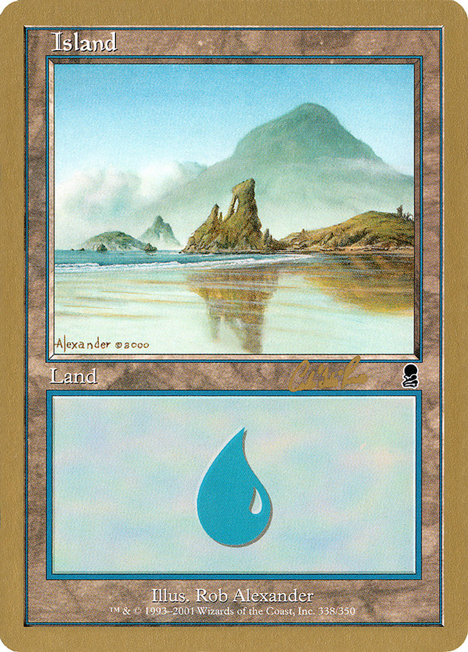 Island (cr338) (Carlos Romao) [World Championship Decks 2002] | Shuffle n Cut Hobbies & Games