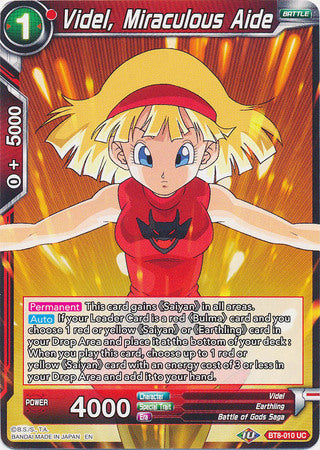 Videl, Miraculous Aide [BT8-010] | Shuffle n Cut Hobbies & Games