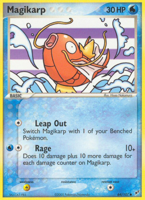 Magikarp (64/107) [EX: Deoxys] | Shuffle n Cut Hobbies & Games