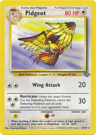 Pidgeot (24/64) [Jungle Unlimited] | Shuffle n Cut Hobbies & Games