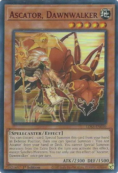 Ascator, Dawnwalker (Red) [LDS3-EN050] Ultra Rare | Shuffle n Cut Hobbies & Games