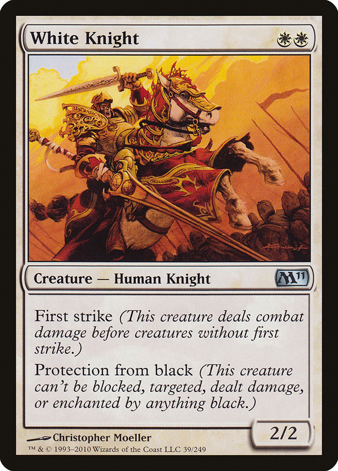 White Knight [Magic 2011] | Shuffle n Cut Hobbies & Games