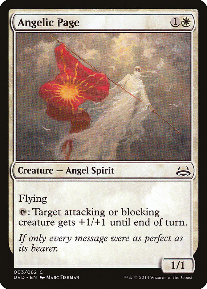 Angelic Page (Divine vs. Demonic) [Duel Decks Anthology] | Shuffle n Cut Hobbies & Games