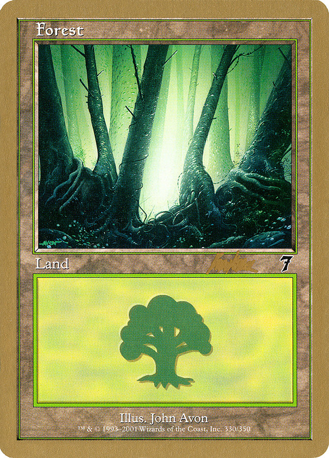 Forest (bk330) (Brian Kibler) [World Championship Decks 2002] | Shuffle n Cut Hobbies & Games