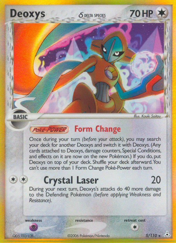 Deoxys (5/110) (Delta Species) [EX: Holon Phantoms] | Shuffle n Cut Hobbies & Games