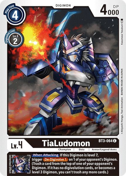 TiaLudomon [BT3-064] [Release Special Booster Ver.1.5] | Shuffle n Cut Hobbies & Games