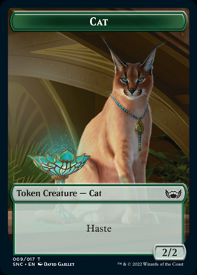 Cat // Wizard Double-Sided Token [Streets of New Capenna Tokens] | Shuffle n Cut Hobbies & Games