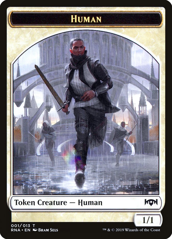 Human Token [Ravnica Allegiance Tokens] | Shuffle n Cut Hobbies & Games