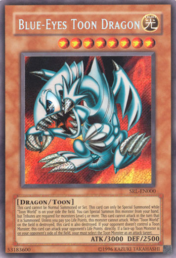 Blue-Eyes Toon Dragon [SRL-EN000] Secret Rare | Shuffle n Cut Hobbies & Games