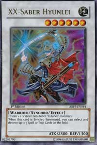 XX-Saber Hyunlei [ABPF-EN044] Ultra Rare | Shuffle n Cut Hobbies & Games