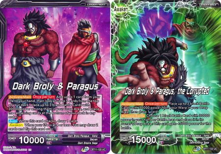 Dark Broly & Paragus // Dark Broly & Paragus, the Corrupted [BT11-122] | Shuffle n Cut Hobbies & Games