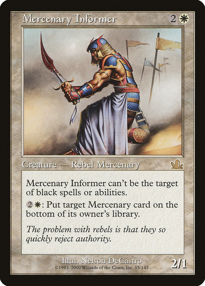 Mercenary Informer [Prophecy] | Shuffle n Cut Hobbies & Games