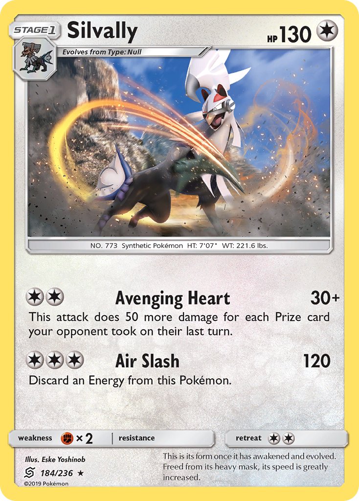 Silvally (184/236) (Theme Deck Exclusive) [Sun & Moon: Unified Minds] | Shuffle n Cut Hobbies & Games