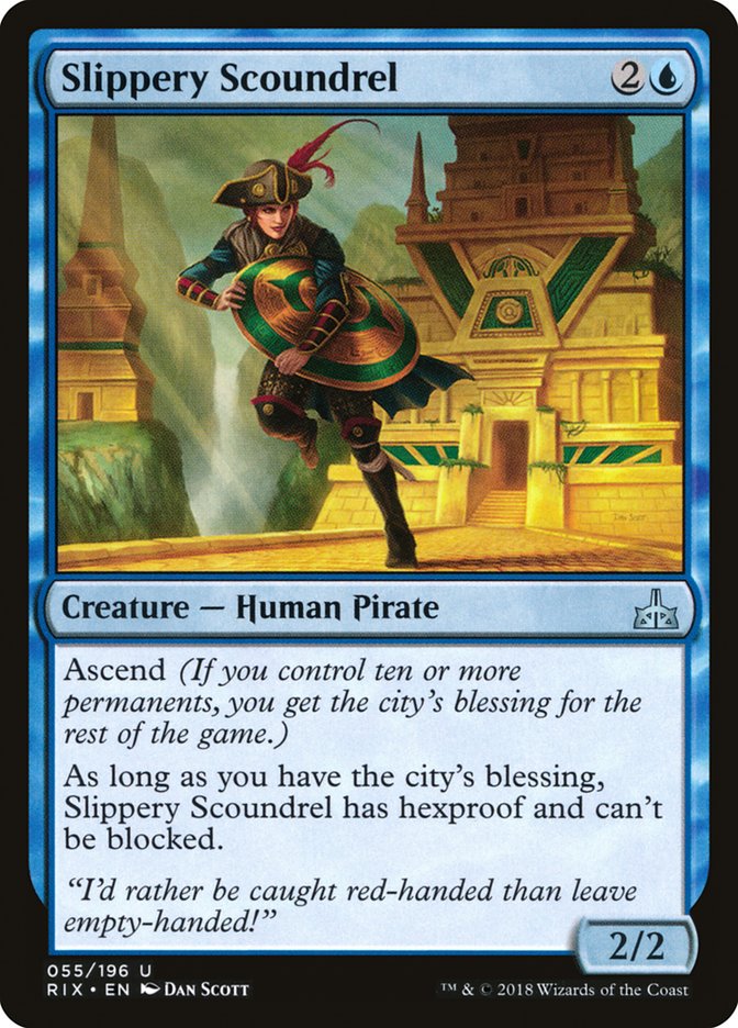 Slippery Scoundrel [Rivals of Ixalan] | Shuffle n Cut Hobbies & Games