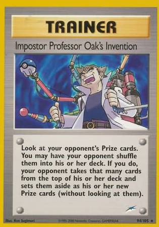 Impostor Professor Oak's Invention (94/105) [Neo Destiny Unlimited] | Shuffle n Cut Hobbies & Games